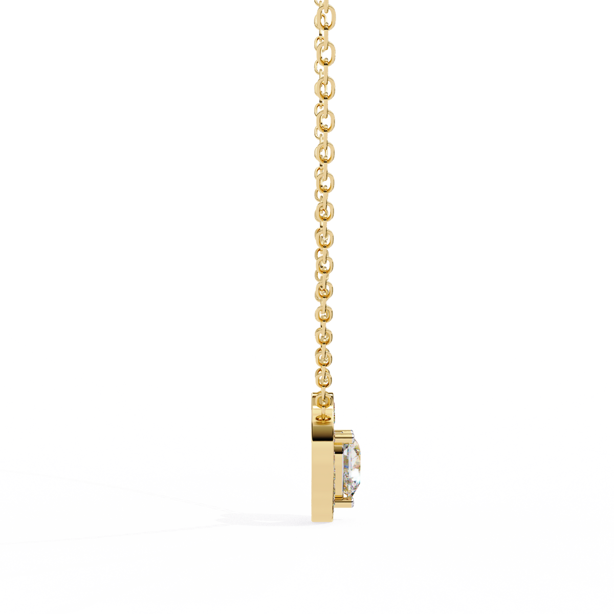 Reverra 14K Heart Diamond Pendant Necklace, CTTW-0.87