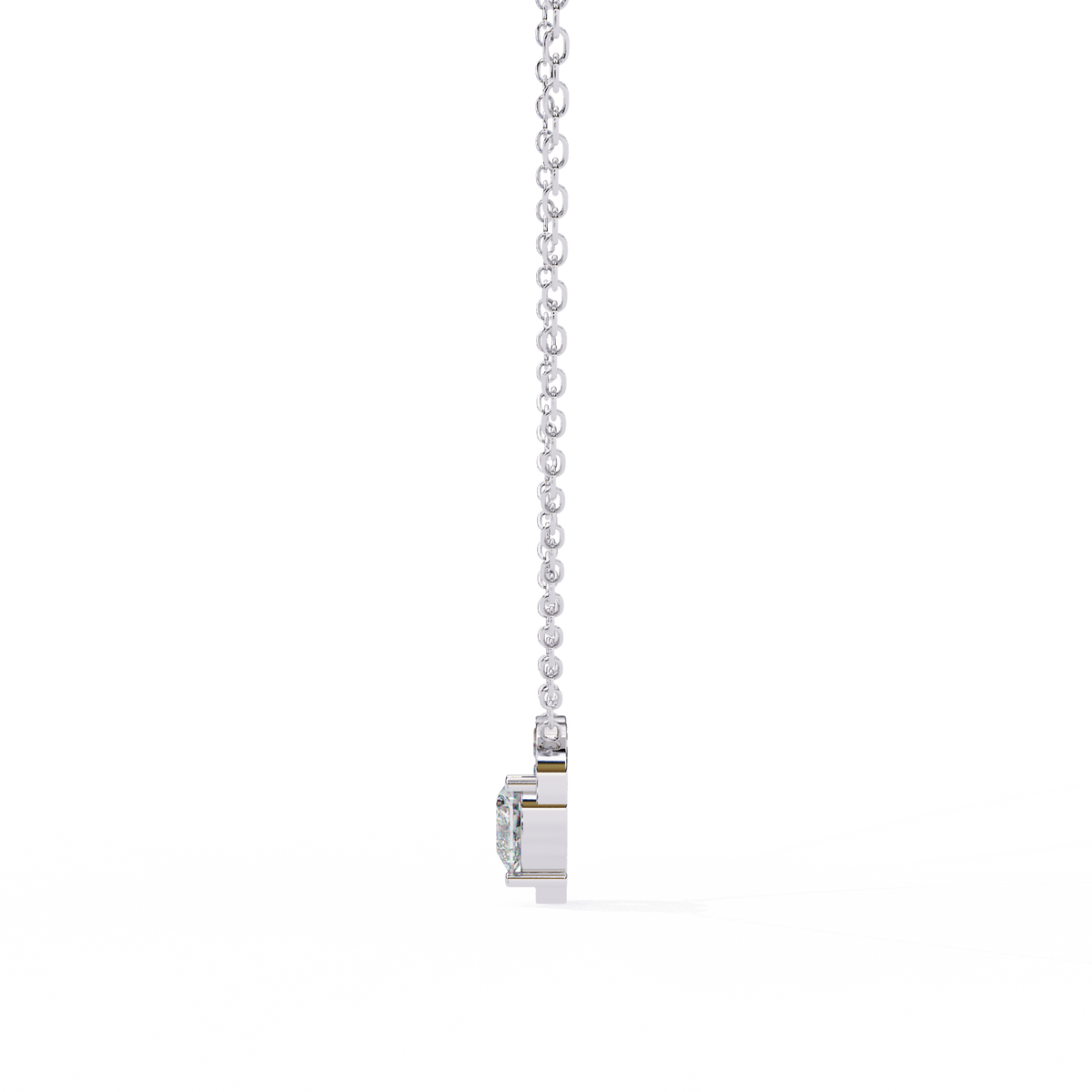 Reverra 14K Heart Diamond Pendant Necklace, CTTW-0.87