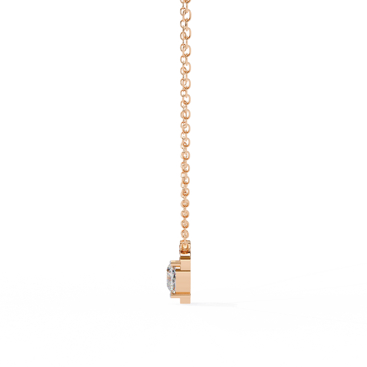 Reverra 14K Heart Diamond Pendant Necklace, CTTW-0.87