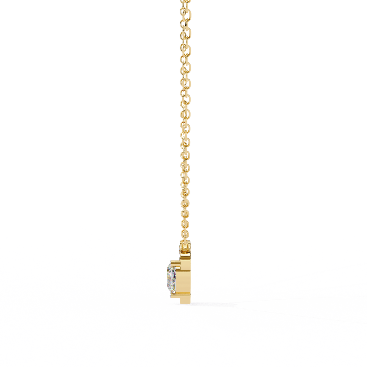 Reverra 14K Heart Diamond Pendant Necklace, CTTW-0.87