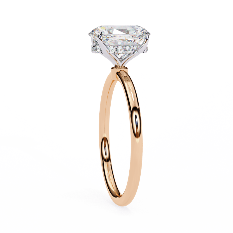 Reverra 14K Gold Solitaire Lab Grown Diamond Minimalist Classic Engagement Ring for Women, CTTW-1.25 - Reverra Jewels Inc.